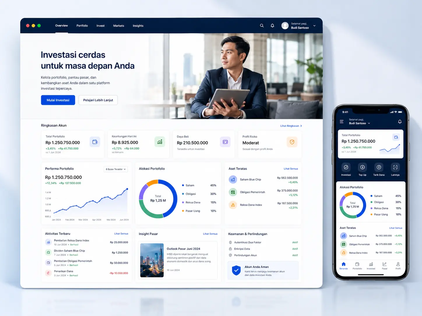 Portfolio platform Aruna Invest