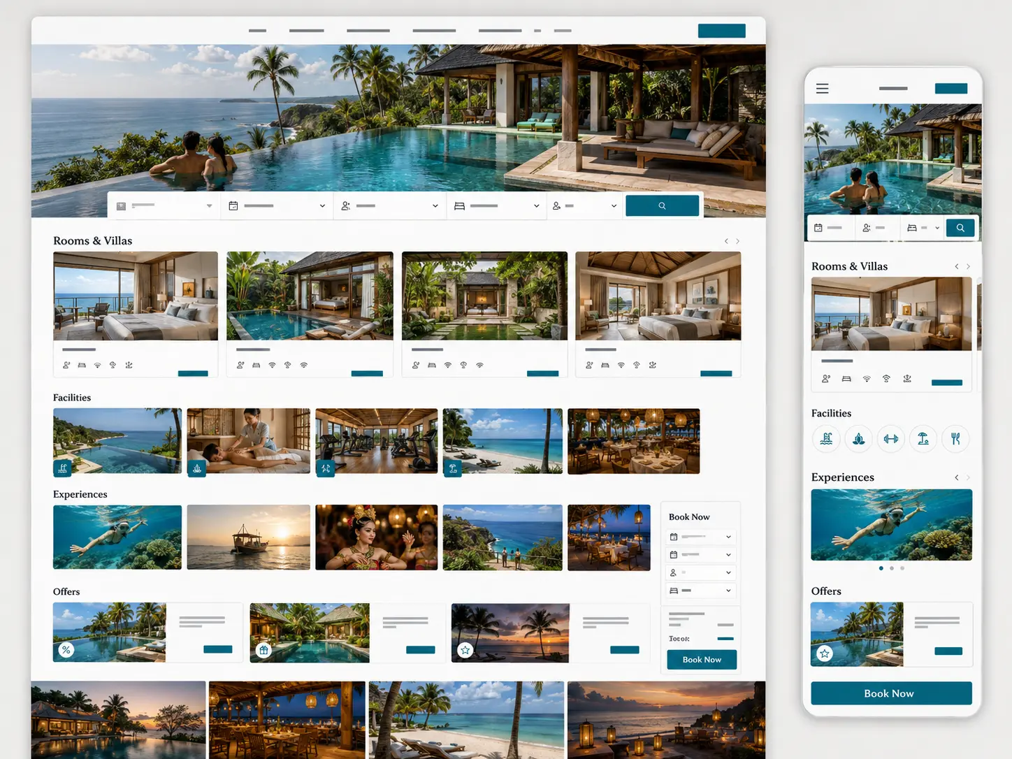 Tampilan proyek Samudra Resort